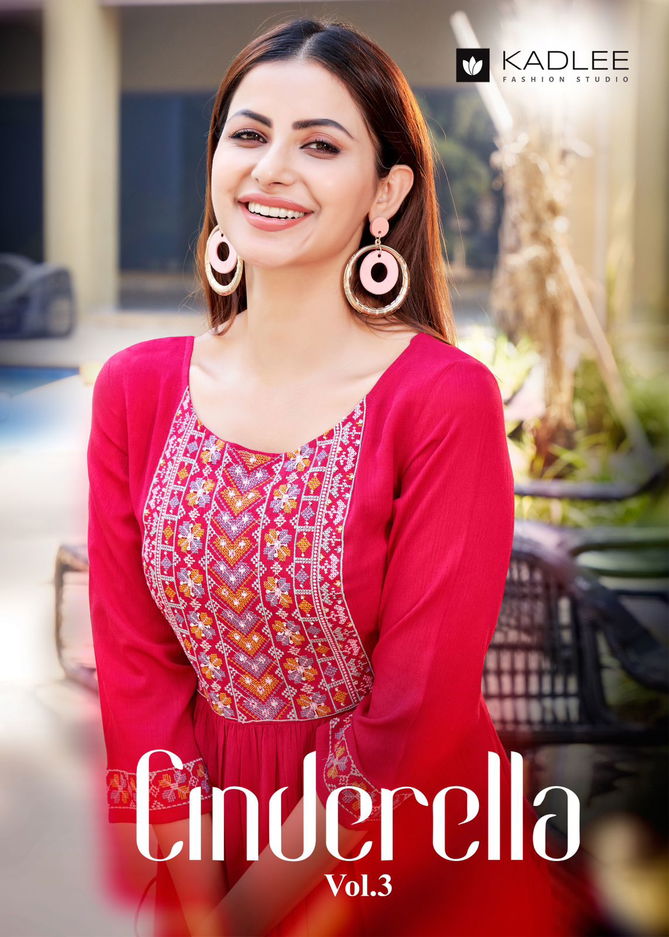 Cinderella vol 3 By Kadlee Designer Kurtis Catalog